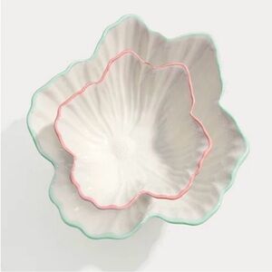 Lilly Pulitzer floral green and pink nesting bowls
